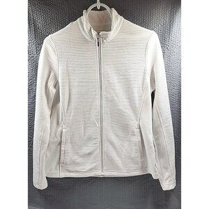Pebble Beach Dry-Luxe Performance Full Zip Jacket Women's Size Small, White